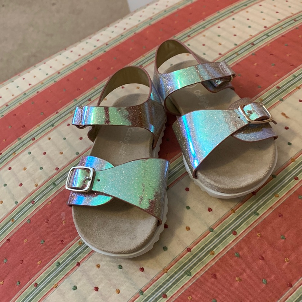 Iridescent Sandals Size 5 for Toddler